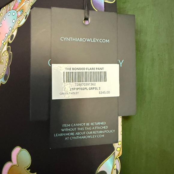 Cynthia Rowley Bonded Flare Pant - Picture 5 of 5